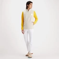 G/FORE Golf Gilet - Repeller Soft Shell Vest - Stone SP23 -Fashion Golf g fore golf gilet repeller soft shell vest stone sp23 g4ma23o06 stn f