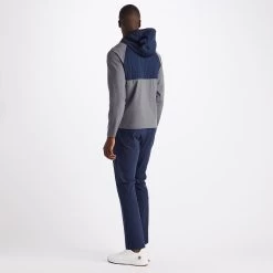 G/FORE Golf Jacket - Dry-Tex QZ Hoodie - Charcoal SP23 -Fashion Golf g fore golf jacket dry tex qz hoodie charcoal sp23 g4ma23o33 chgr d