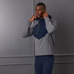 G/FORE Golf Jacket - Dry-Tex QZ Hoodie - Charcoal SP23 -Fashion Golf g fore golf jacket dry tex qz hoodie charcoal sp23 g4ma23o33 chgr f