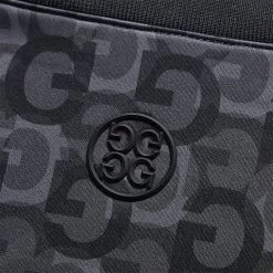 G/FORE Golf Jacket - Printed G's QZ Hybrid - Onyx SP23 -Fashion Golf g fore golf jacket printed g s qz hybrid onyx sp23 g4ms23o37 onyx b