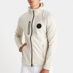 G/FORE Golf Jacket - Repeller Soft Shell Hoodie - Stone SP23 -Fashion Golf g fore golf jacket repeller soft shell hoodie stone sp23 g4ma23o13 stn a