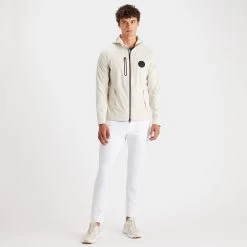 G/FORE Golf Jacket - Repeller Soft Shell Hoodie - Stone SP23 -Fashion Golf g fore golf jacket repeller soft shell hoodie stone sp23 g4ma23o13 stn f