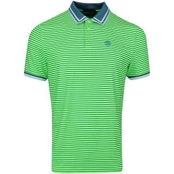 G/FORE Golf Shirt - 3D Skull & Tee's 3D Tech Jersey - Gecko AW23