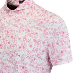 G/FORE Golf Shirt - Botanic Garden Tech Jersey - Trifle AW23 -Fashion Golf g fore golf shirt botanic garden tech jersey trifle aw23 g4mf23k060a trif 95