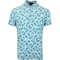 G/FORE Golf Shirt - Mapped Icon Camo Tech Jersey - Monsoon AW23