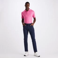 G/FORE Golf Shirt - Sketch Logo Polo - Azalea SP23 -Fashion Golf g fore golf shirt sketch logo polo azalea sp23 g4ms23k060a aza c