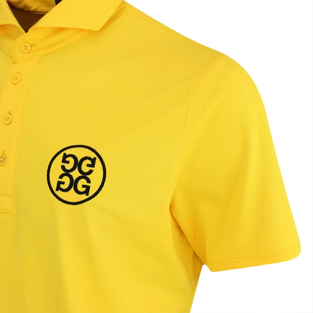 G/FORE Golf Shirt - TOUR Pique Polo - Fly Yellow SP23 6 G/FORE Golf Shirt - TOUR Pique Polo - Fly Yellow SP23 - Image 4