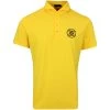 G/FORE Golf Shirt - TOUR Pique Polo - Fly Yellow SP23 -Fashion Golf g fore golf shirt tour pique polo fly yellow sp23 g4ms23k300 flyy 19
