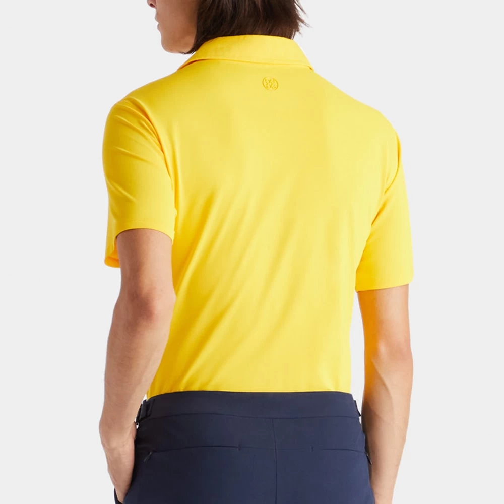 G/FORE Golf Shirt - TOUR Pique Polo - Fly Yellow SP23 8 G/FORE Golf Shirt - TOUR Pique Polo - Fly Yellow SP23 - Image 6