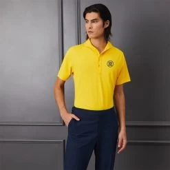 G/FORE Golf Shirt - TOUR Pique Polo - Fly Yellow SP23 19 G/FORE Golf Shirt - TOUR Pique Polo - Fly Yellow SP23 -Fashion Golf g fore golf shirt tour pique polo fly yellow sp23 g4ms23k300 flyy 30