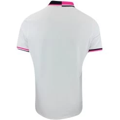 G/FORE Golf Shirt - Two Tone Tech Pique - Snow AW23 -Fashion Golf g fore golf shirt two tone tech pique snow aw23 g4mf23k303 sno 74