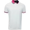 G/FORE Golf Shirt - Two Tone Tech Pique - Snow AW23