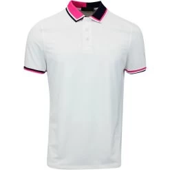 G/FORE Golf Shirt - Two Tone Tech Pique - Snow AW23