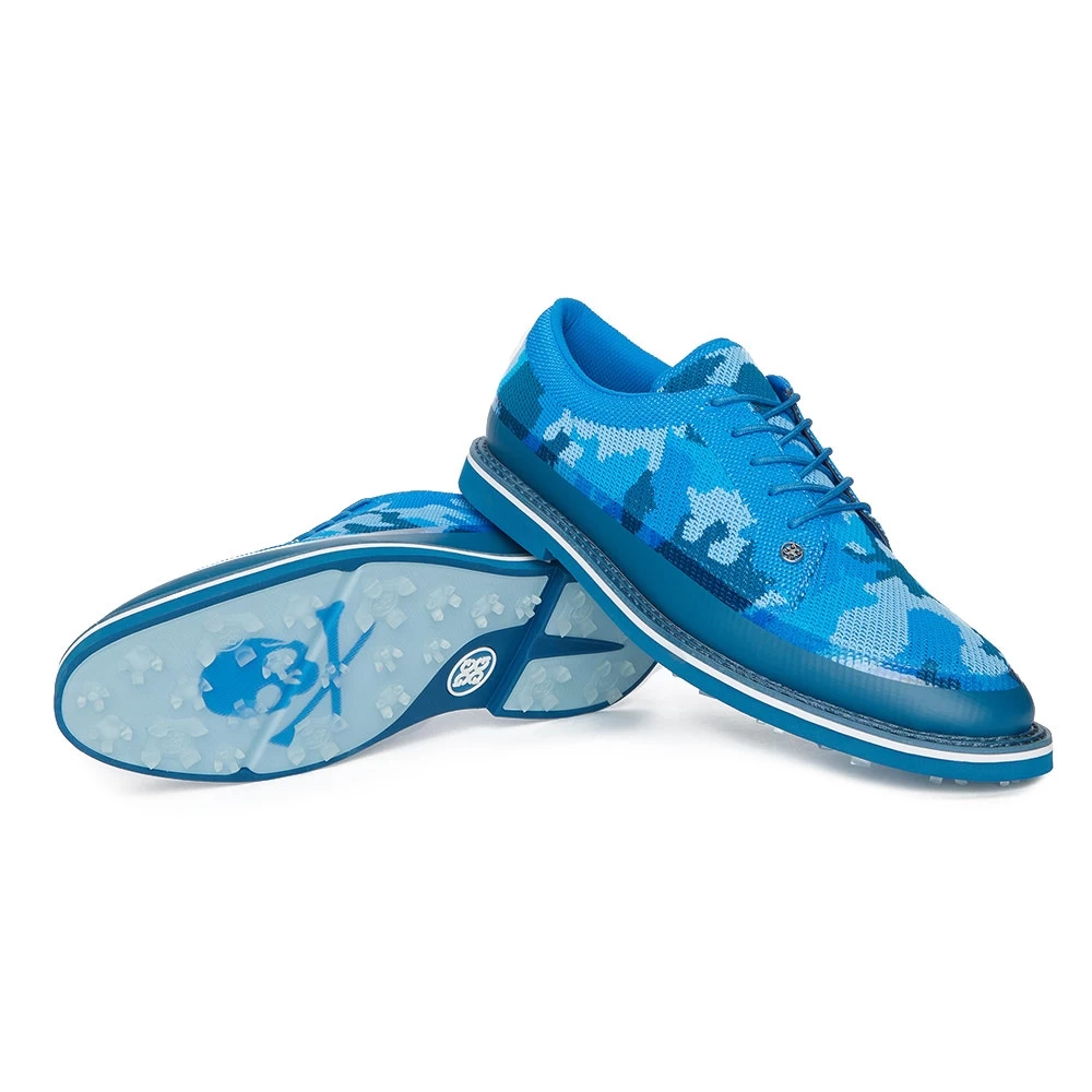 G/FORE Golf Shoes - Camo Knit Tuxedo Gallivanter - Racer Blue SP23 4 G/FORE Golf Shoes - Camo Knit Tuxedo Gallivanter - Racer Blue SP23 - Image 2