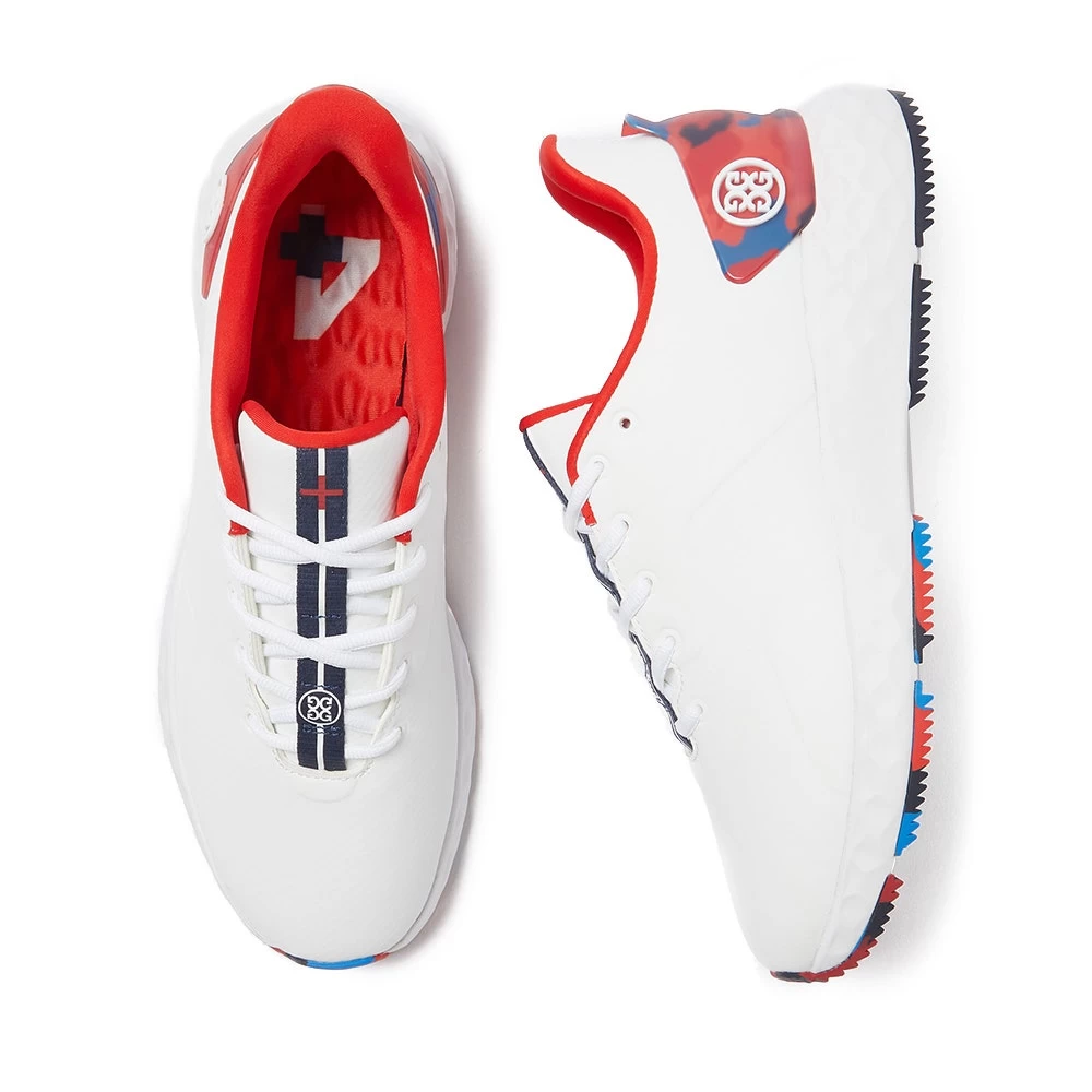 G/FORE Golf Shoes - MG4+ Camo - Snow - Poppy SP23 5 G/FORE Golf Shoes - MG4+ Camo - Snow - Poppy SP23 - Image 3