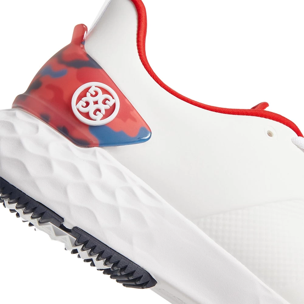 G/FORE Golf Shoes - MG4+ Camo - Snow - Poppy SP23 7 G/FORE Golf Shoes - MG4+ Camo - Snow - Poppy SP23 - Image 5