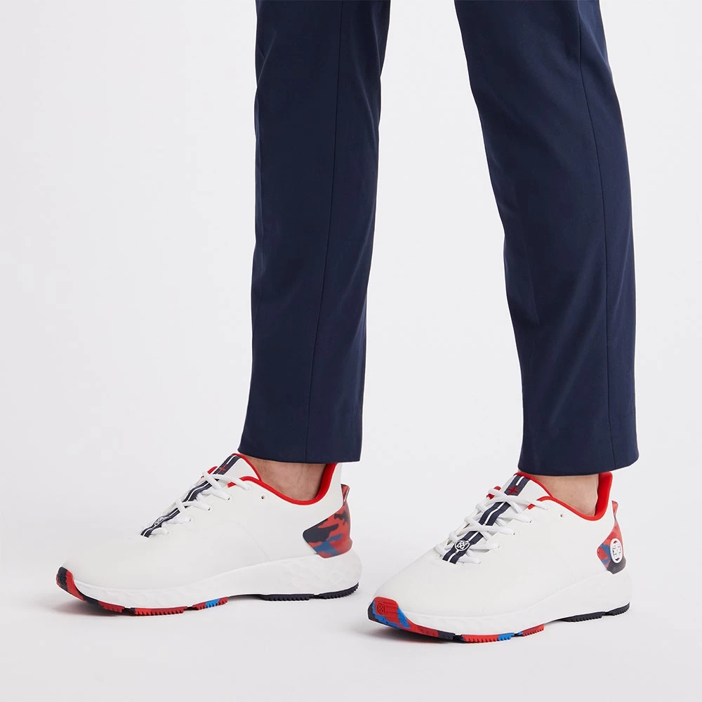 G/FORE Golf Shoes - MG4+ Camo - Snow - Poppy SP23 10 G/FORE Golf Shoes - MG4+ Camo - Snow - Poppy SP23 - Image 8