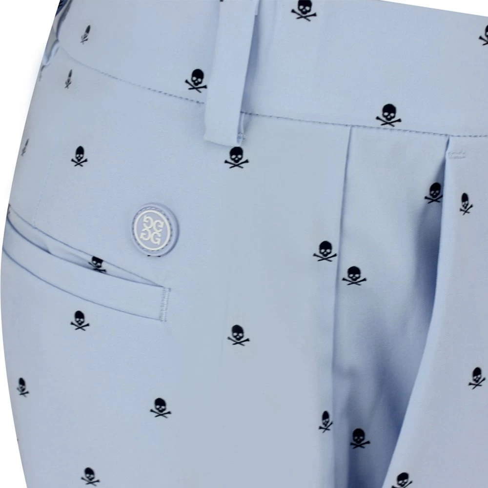G/FORE Golf Shorts - Maverick 8" Hybrid - Sky Blue Skulls SP23 6 G/FORE Golf Shorts - Maverick 8" Hybrid - Sky Blue Skulls SP23 - Image 4