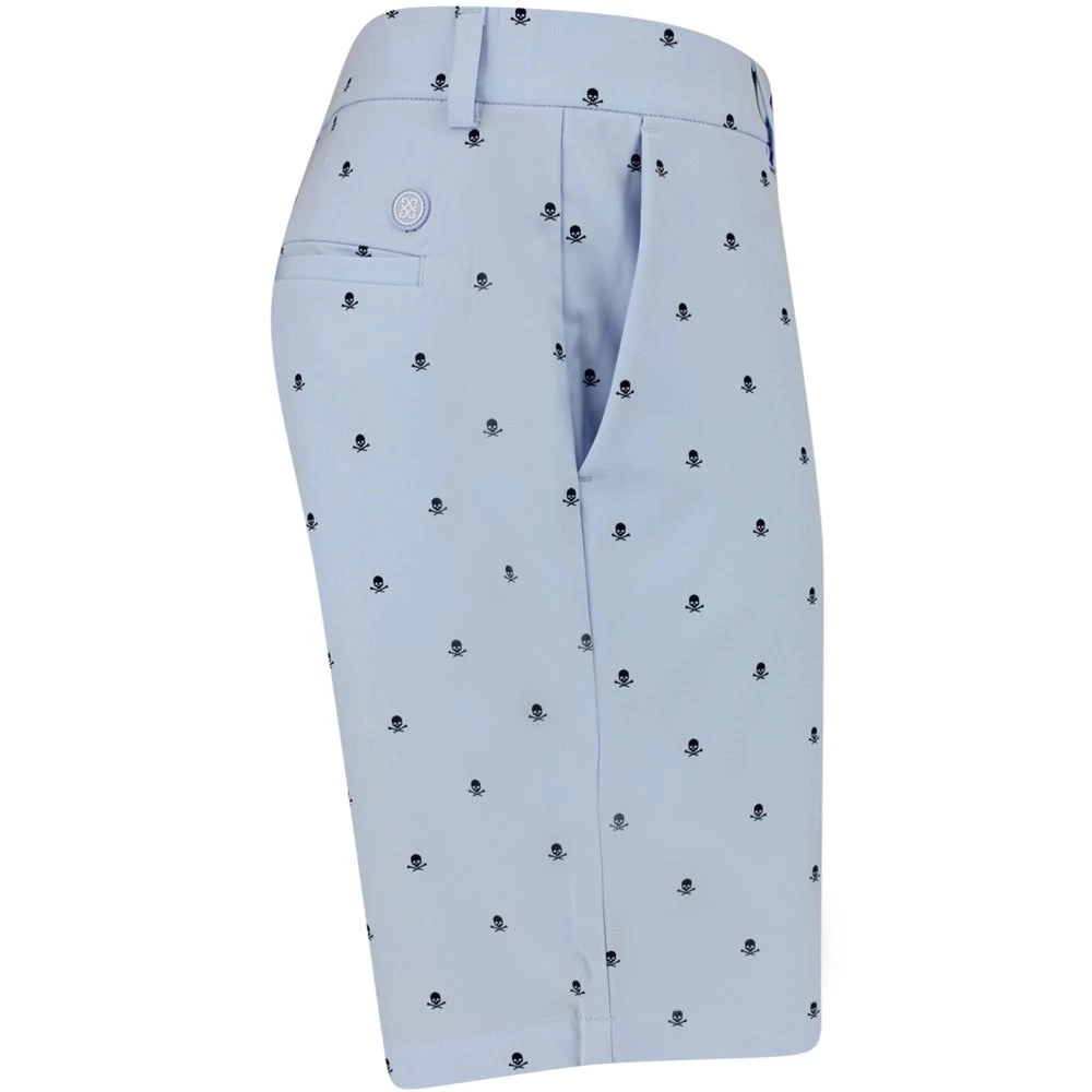 G/FORE Golf Shorts - Maverick 8" Hybrid - Sky Blue Skulls SP23 4 G/FORE Golf Shorts - Maverick 8" Hybrid - Sky Blue Skulls SP23 - Image 2