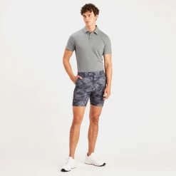 G/FORE Golf Shorts - Maverick 8" Hybrid - Charcoal Camo AW23 -Fashion Golf g fore golf shorts maverick 8 inch hybrid charcoal camo sp23 g4mc0p04b ccam c