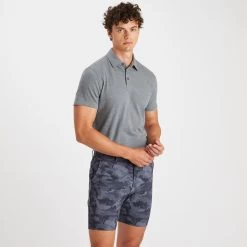 G/FORE Golf Shorts - Maverick 8" Hybrid - Charcoal Camo AW23 -Fashion Golf g fore golf shorts maverick 8 inch hybrid charcoal camo sp23 g4mc0p04b ccam d