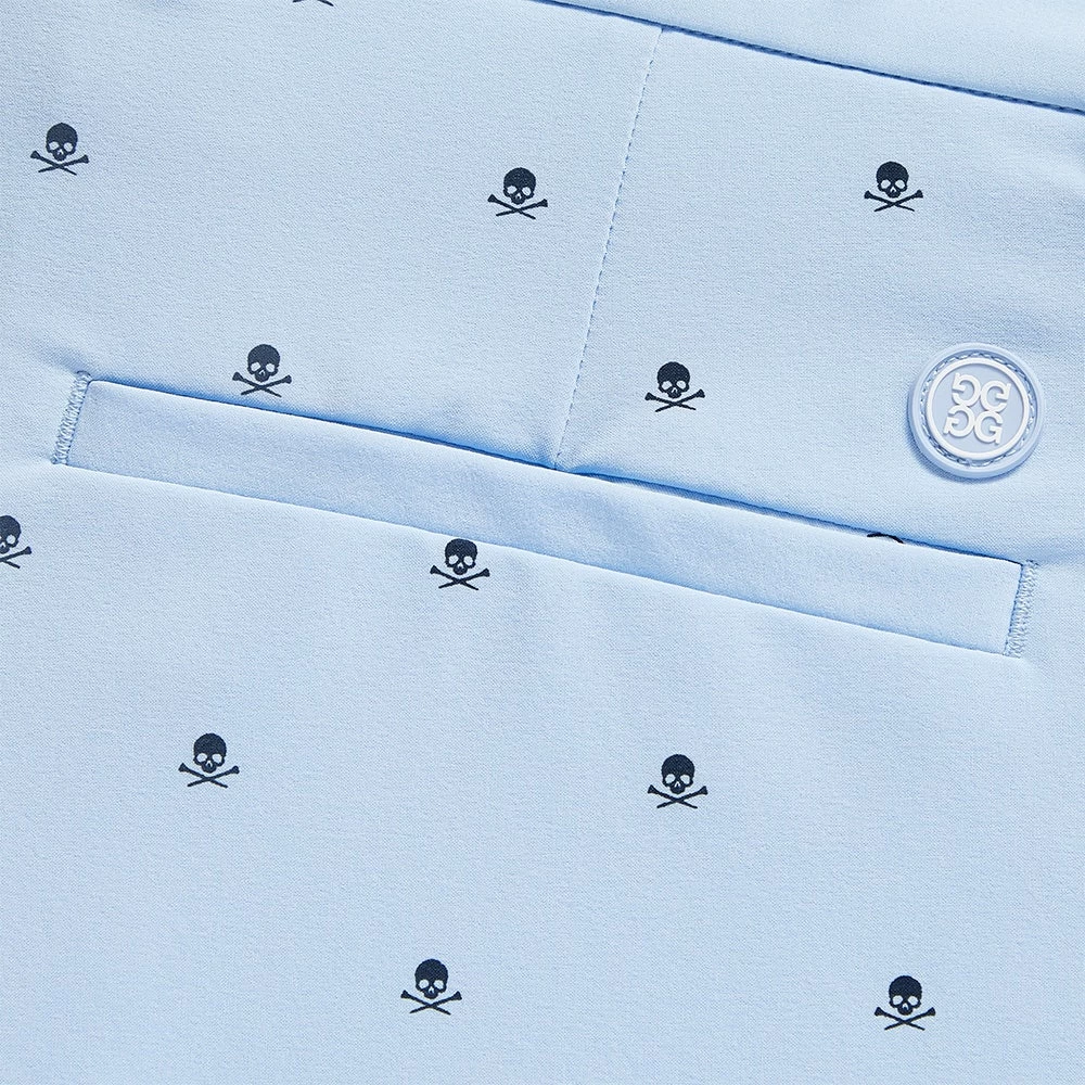 G/FORE Golf Shorts - Maverick 8" Hybrid - Sky Blue Skulls SP23 10 G/FORE Golf Shorts - Maverick 8" Hybrid - Sky Blue Skulls SP23 - Image 8