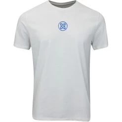 G/FORE Golf T-Shirt - Après Golf Cotton Tee - Snow AW23