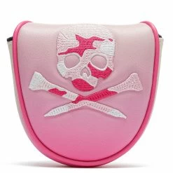 G/FORE Golf Headcover - Camo Skull & T’S Mallet Putter - Azalea AW23