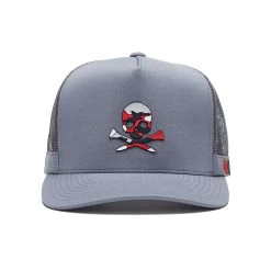 G/FORE Golf Cap - Camo Skull & T'S Trucker - Monument AW23