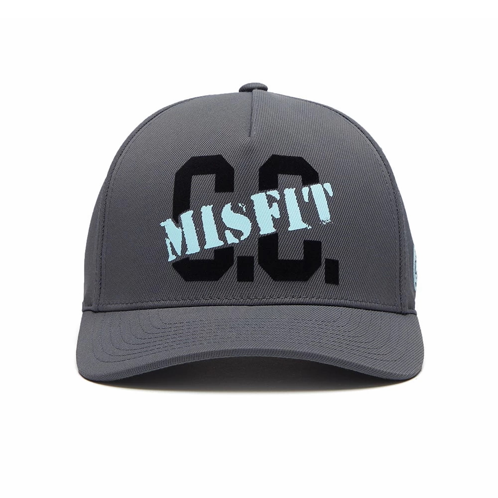 G/FORE Golf Cap - C.C. Misfit Snapback - Charcoal AW23 3 G/FORE Golf Cap - C.C. Misfit Snapback - Charcoal AW23