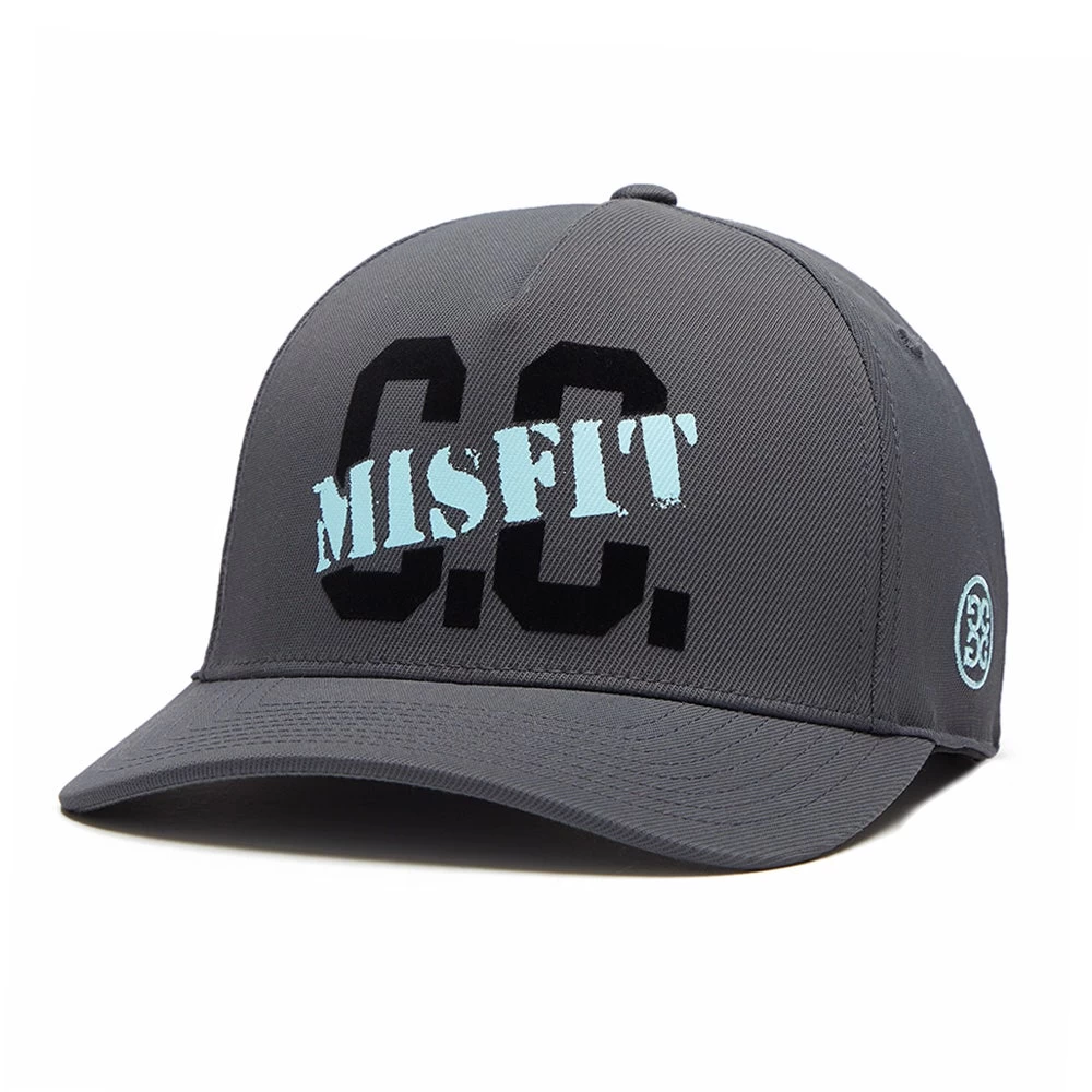 G/FORE Golf Cap - C.C. Misfit Snapback - Charcoal AW23 5 G/FORE Golf Cap - C.C. Misfit Snapback - Charcoal AW23 - Image 3