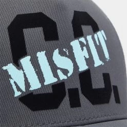 G/FORE Golf Cap - C.C. Misfit Snapback - Charcoal AW23 15 G/FORE Golf Cap - C.C. Misfit Snapback - Charcoal AW23 -Fashion Golf g4af23h115 cha 113