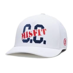 G/FORE Golf Cap - C.C. Misfit Snapback - Snow AW23 -Fashion Golf g4af23h115 sno 116