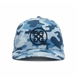 G/FORE Golf Cap - Circle G’S Camo Snapback - Slate AW23