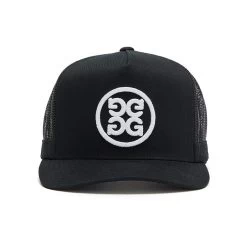 G/FORE Golf Cap - Circle G’S Tall Trucker - Onyx AW23
