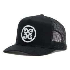 G/FORE Golf Cap - Circle G’S Tall Trucker - Onyx AW23 -Fashion Golf g4af23h123 onyx 158