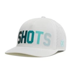 G/FORE Golf Cap - Shots Snapback - Snow AW23 -Fashion Golf g4af23h147 sno 208