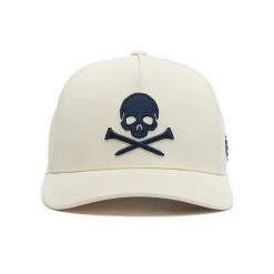 G/FORE Golf Cap - Skull & T'S Snapback - Stone AW23