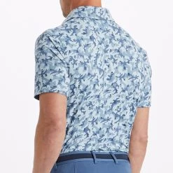 G/FORE Golf Shirt - Mapped Icon Camo Tech Jersey - Fjord AW23 16 G/FORE Golf Shirt - Mapped Icon Camo Tech Jersey - Fjord AW23 -Fashion Golf g4mf23k060 fjord 27