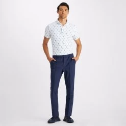 G/FORE Golf Shirt - RGB Tech Jersey - Snow AW23 -Fashion Golf g4mf23k065 sno 123