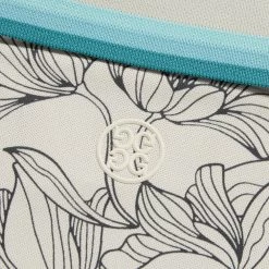 G/FORE Golf Shirt - Outline Iris Tech Pique - Stone AW23 -Fashion Golf g4mf23k242 stn 174