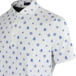 G/FORE Golf Shirt - RGB Tech Jersey - Snow AW23 -Fashion Golf g fore golf shirt rgb tech jersey snow aw23 g4mf23k065 sno 51