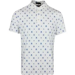 G/FORE Golf Shirt - RGB Tech Jersey - Snow AW23