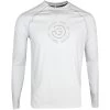 Galvin Green Golf Base Layer - Enzo Crew - White SS23 -Fashion Golf galvin green compression base layer enzo ss22 01m