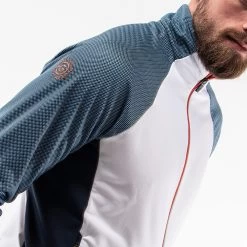 Galvin Green Golf Jacket - Donald FZ Insula - White SS23 -Fashion Golf galvin green golf full zip insula donald g1345 13 h