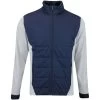 Galvin Green Golf Jacket - Leonard Quilted IFC-1 - Navy - Grey AW23 -Fashion Golf galvin green golf jacket leonard quilted ifc 1 navy grey aw23 b01000049798 77