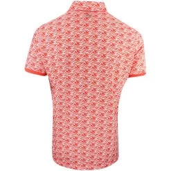 Galvin Green Golf Shirt - Madden Ventil8 - Orange AW23 -Fashion Golf galvin green golf shirt madden ventil8 orange aw23 image 256