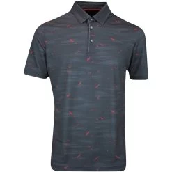 Galvin Green Golf Shirt - Marin Ventil8 - Black AW23