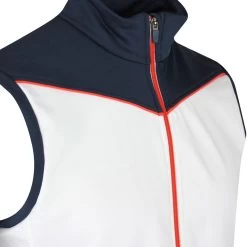 Galvin Green Golf Vest - Davon Insula - White SS23 -Fashion Golf galvin green golf vest davon insula white ss23 g1244 15 c