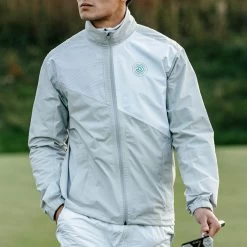 Galvin Green Waterproof Golf Jacket - Amen FZ - Cool Grey LE 2023 -Fashion Golf galvin green waterproof golf jacket amen fz cool grey le 2023 s7915 07 14
